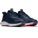FootJoy Quantum Ltd Edition Spikeless Waterproof Shoes - Navy/White/Red