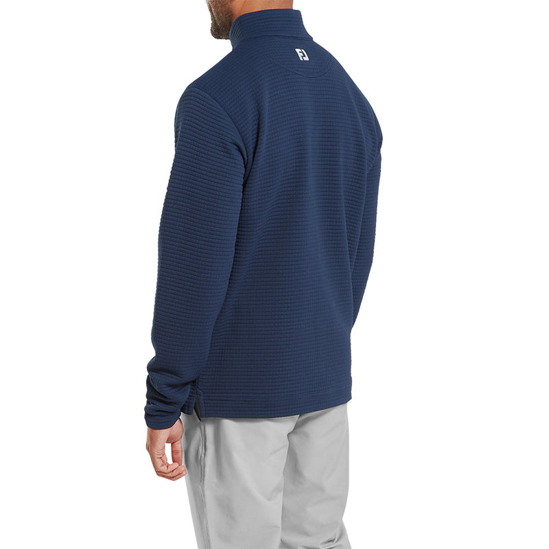 FootJoy Quilt Texture Chill-Out Pullover - Navy