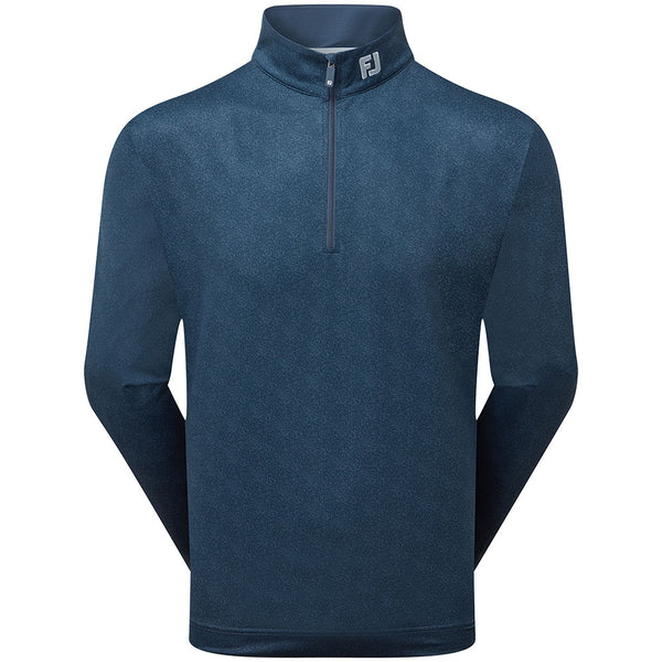 FootJoy Speckle Print Chill-Out Pullover - Dark Denim