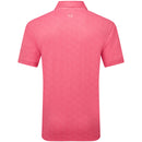 FootJoy Speckle Print Pique Polo Shirt - Pink Lemonade