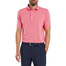 FootJoy Stretch Lisle Dot Print Polo Shirt - Pink Lemonade