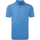 FootJoy Stretch Pique Solid Polo Shirt - Coastal Blue