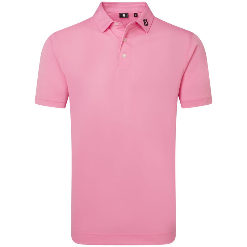 FootJoy Stretch Pique Solid Polo Shirt - Pink Pop