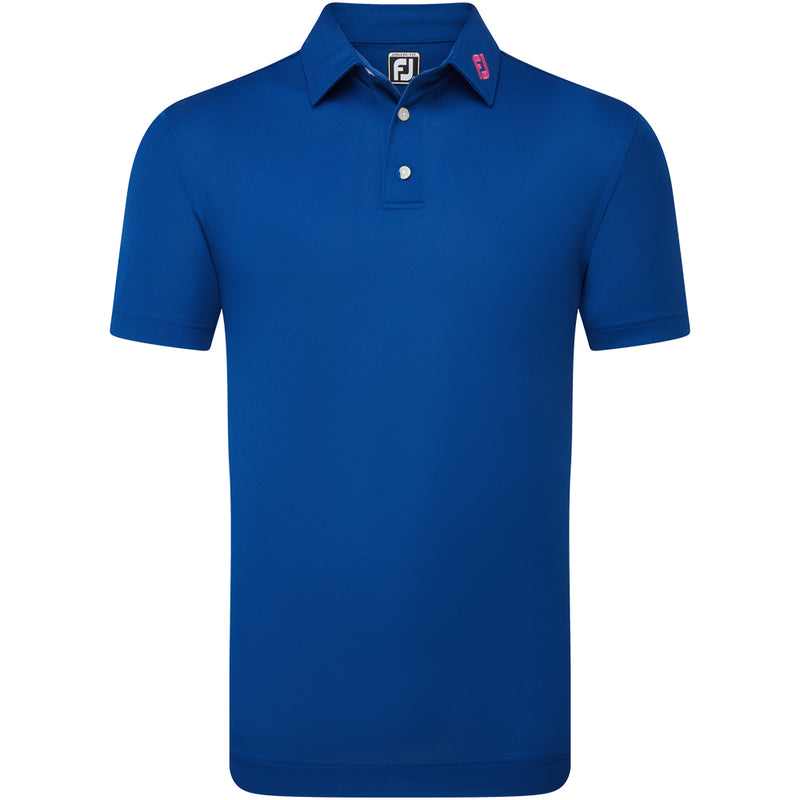 FootJoy Stretch Pique Solid Polo Shirt - Deep Blue