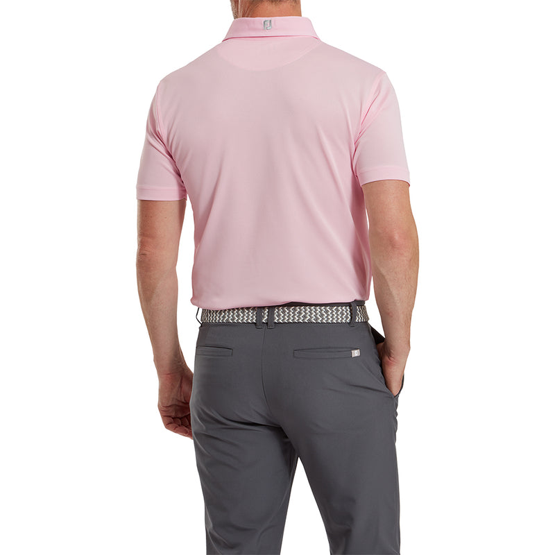 FootJoy Stretch Pique Solid Polo Shirt - Light Pink