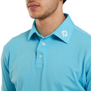 FootJoy Stretch Pique Solid Polo Shirt - Riviera Blue