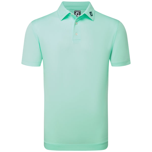 FootJoy Stretch Pique Solid Polo Shirt - Sea Glass