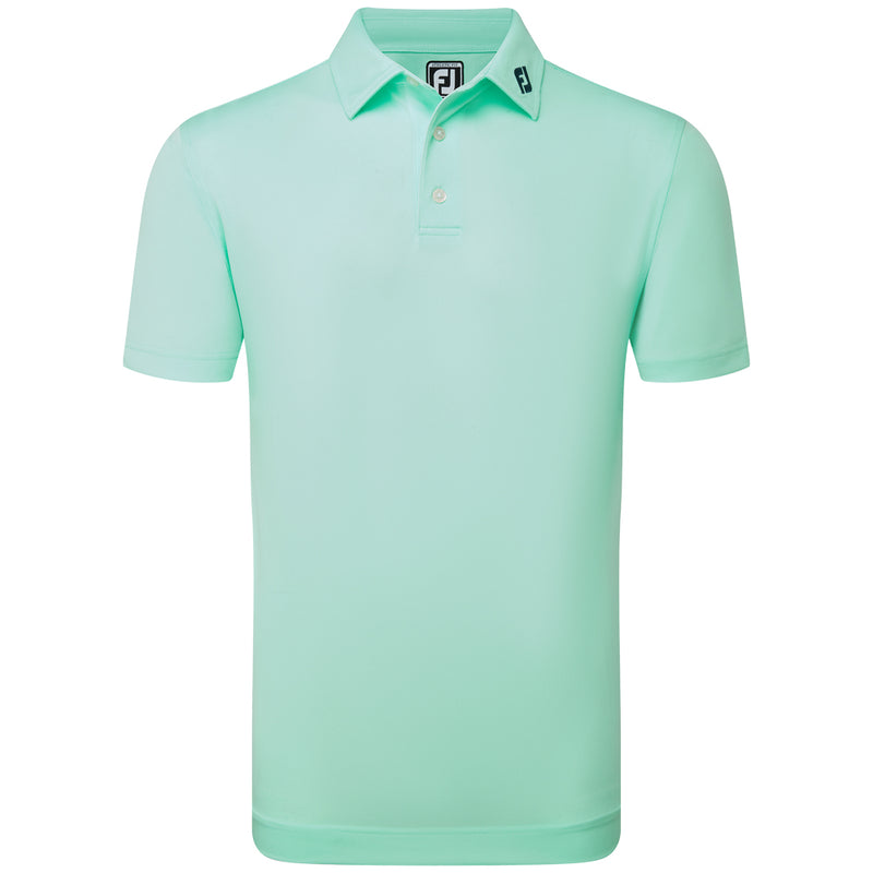 FootJoy Stretch Pique Solid Polo Shirt - Sea Glass