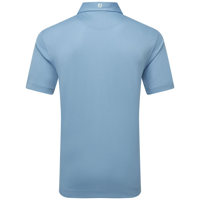 FootJoy Stretch Pique Solid Polo Shirt - Blue Jay
