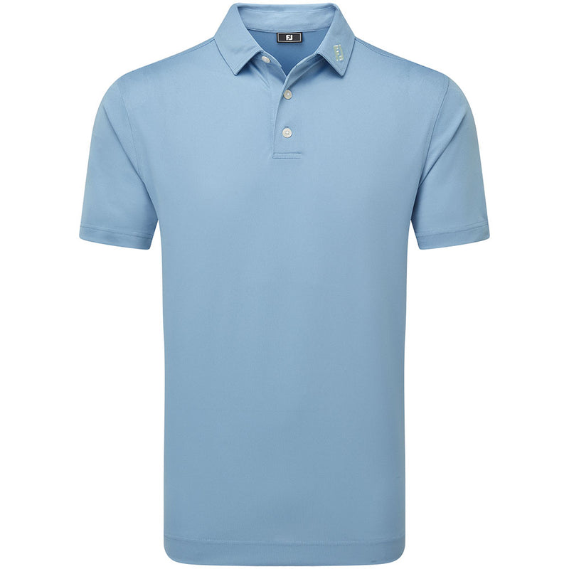 FootJoy Stretch Pique Solid Polo Shirt - Blue Jay