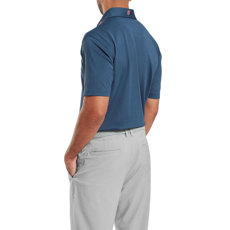 FootJoy Stretch Pique Solid Polo Shirt - Dark Denim