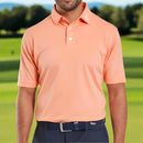 FootJoy Stretch Pique Solid Polo Shirt - Papaya