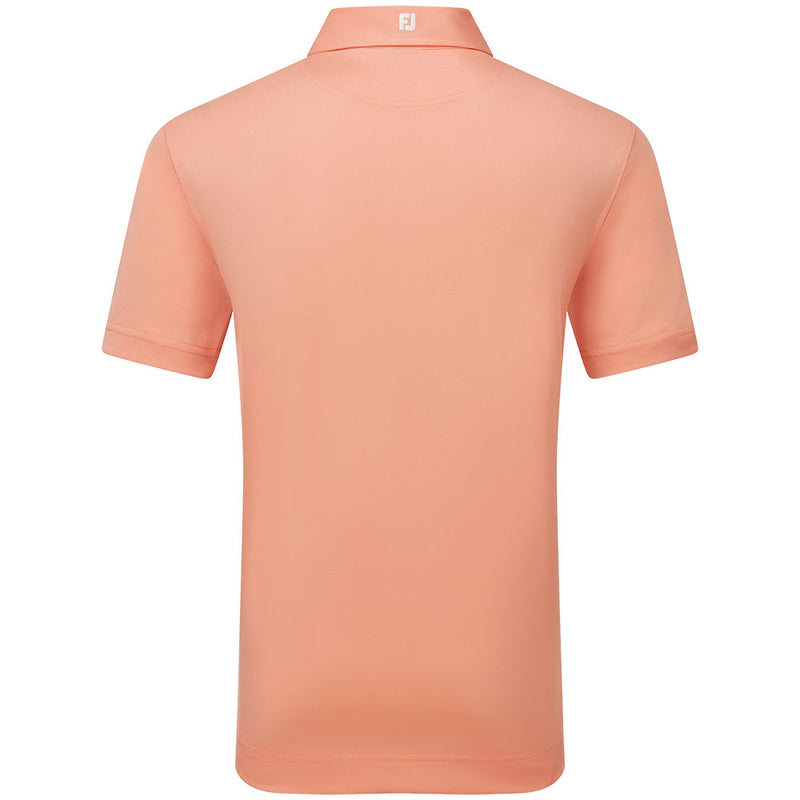 FootJoy Stretch Pique Solid Polo Shirt - Papaya