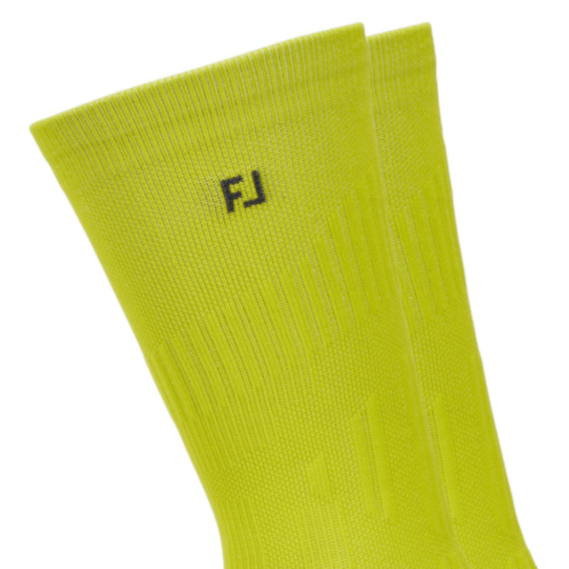 FootJoy Tech D.R.Y. Crew Socks - Green