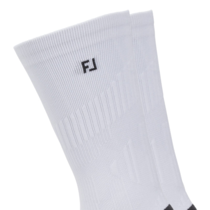 FootJoy Tech D.R.Y. Crew Socks - White