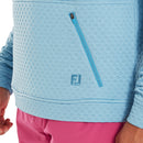 FootJoy Textured Knit Hoodie - Air Blue