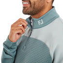 FootJoy ThermoSeries Jacquard Midlayer - Grey/Green