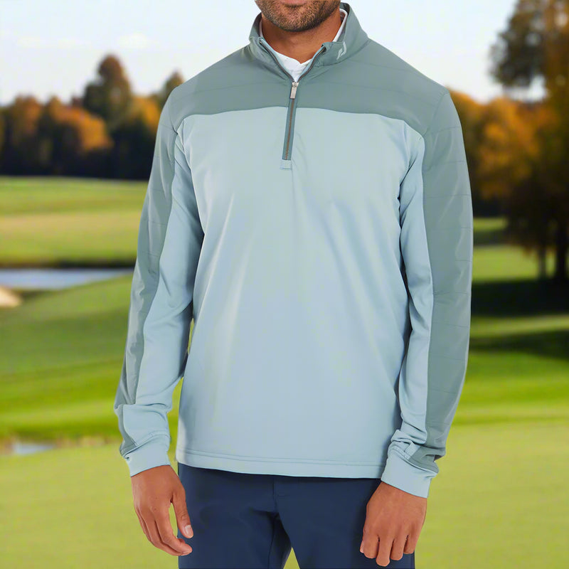 FootJoy Thermoseries Hybrid Midlayer - Green/Grey