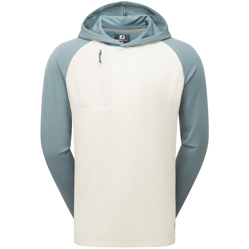 FootJoy ThermoSeries Pullover Hoodie - Stone/Green