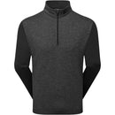 FootJoy Tonal Heather Chill-Out Pullover - Black