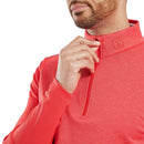 FootJoy Tonal Heather Chill-Out Pullover - Hibiscus