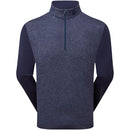 FootJoy Tonal Heather Chill-Out Pullover - Navy