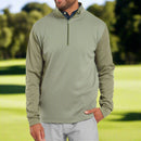 FootJoy Tonal Heather Chill-Out Pullover - Olive