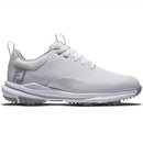 FootJoy Tour Rival Ladies Spiked Waterproof Shoes - White/White/Grey