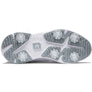 FootJoy Tour Rival Ladies Spiked Waterproof Shoes - White/White/Grey