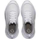 FootJoy Tour Rival Ladies Spiked Waterproof Shoes - White/White/Grey