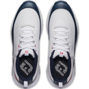 FootJoy Tour Rival Spiked Shoes - White/Navy/Red