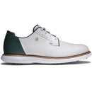 FootJoy Traditions Blucher Waterproof Spiked Shoes - White/Green