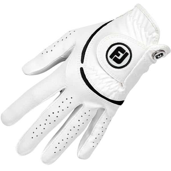 FootJoy WeatherSof Ladies Golf Glove - White/Black