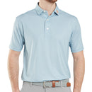 FootJoy Wiggle Print Lisle Polo Shirt - Blue Jay/White/Pistachio/Orange