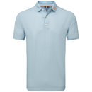 FootJoy Wiggle Print Lisle Polo Shirt - Blue Jay/White/Pistachio/Orange