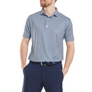 FootJoy Houndstooth Geo Lisle Polo Shirt - Dark Denim