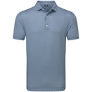 FootJoy Houndstooth Geo Lisle Polo Shirt - Dark Denim