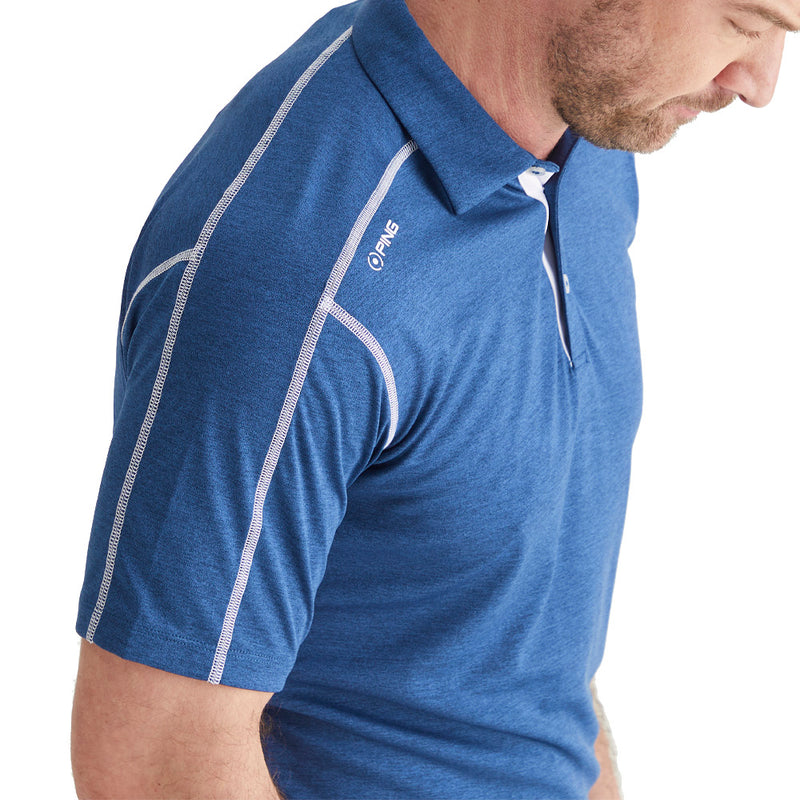 Ping Fynn Polo Shirt - Navy Marl