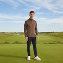 Ping Gabriel Full Zip Sweater - Coffee Marl