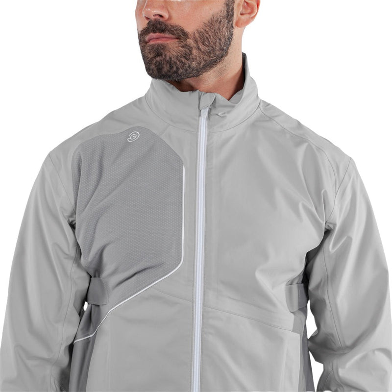 Galvin Green Ames/Alan Waterproof Suit - Cool Grey-Sharkskin + Black
