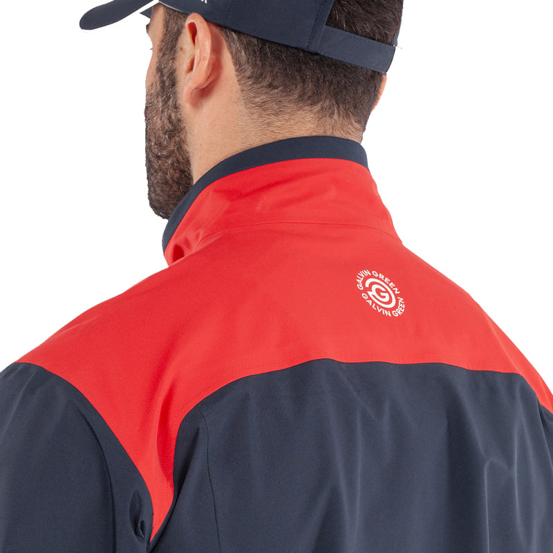 Galvin Green Anton Waterproof DRYVR Jacket - Navy/Red