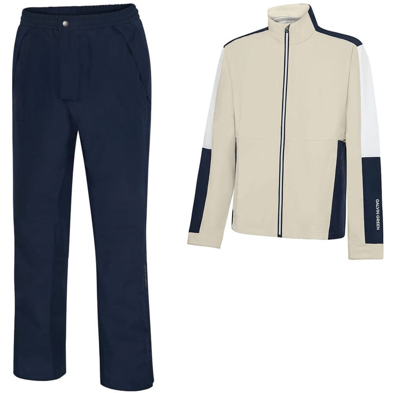 Galvin Green Arlo Waterproof Suit - Sand/Navy/White