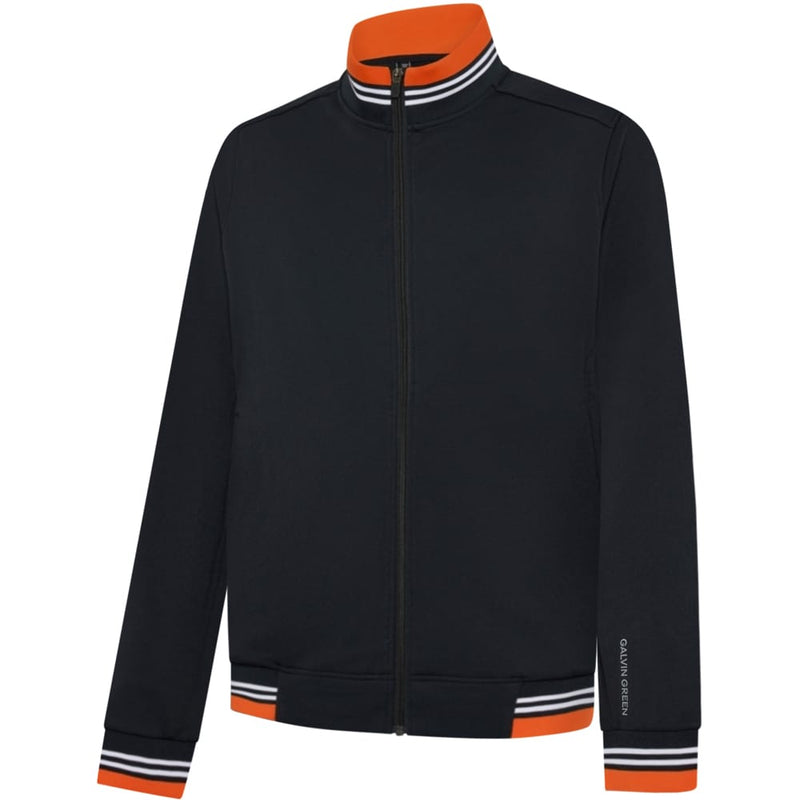 Galvin Green Daniel Full Zip Midlayer - Black/White/Orange