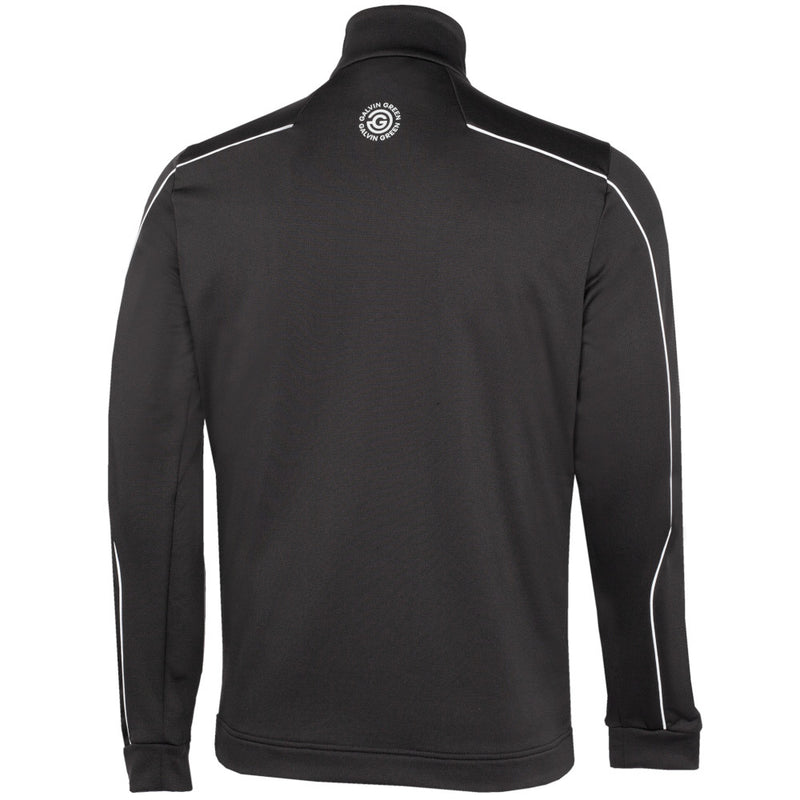 Galvin Green Dave 1/4 Zip Pullover - Black/White