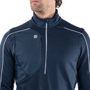 Galvin Green Dave 1/4 Zip Pullover - Navy/White