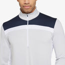 Galvin Green Dean 1/2 Zip Pullover - Cool Grey/Navy
