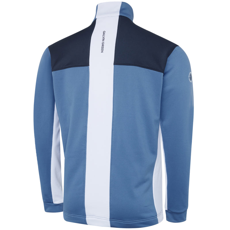 Galvin Green Dean 1/2 Zip Pullover - Moonlight Blue/Navy