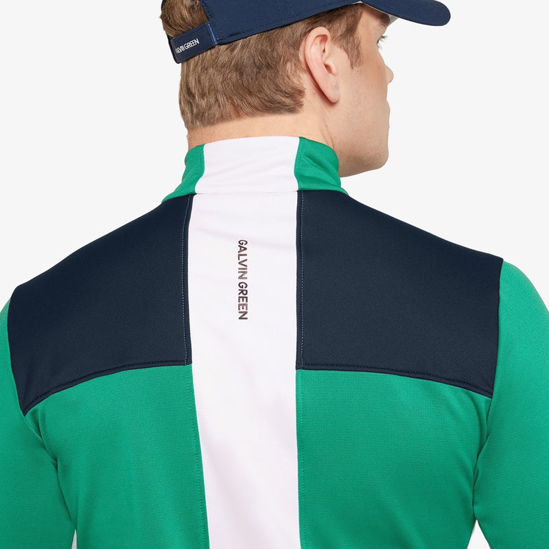 Galvin Green Dean 1/2 Zip Pullover - Navy/Golf Green