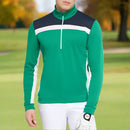 Galvin Green Dean 1/2 Zip Pullover - Navy/Golf Green