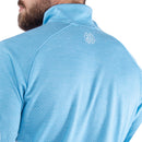 Galvin Green Dion 1/4 Zip Pullover - Alaskan Blue Melange